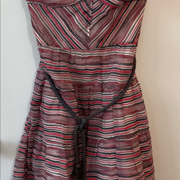 By Zoe Feist strapless gauze mini dress size 2 - Picture 2 of 6